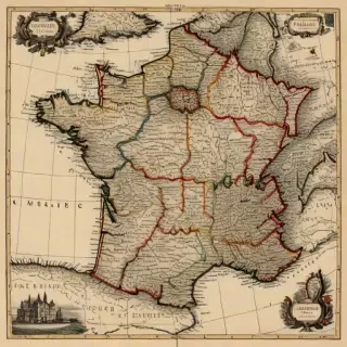 map of france