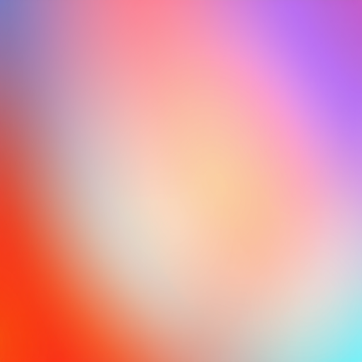 Create a smooth gradient background with vibrant colors transitioning from deep blue to bright orange, using a Canon EOS R5 camera, 50mm lens, aperture set to f/1.8, ISO 100, and a soft-focus style to enhance image quality.