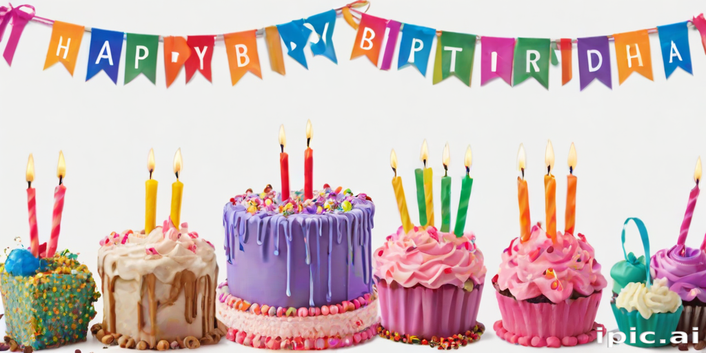 happy birthday banner png