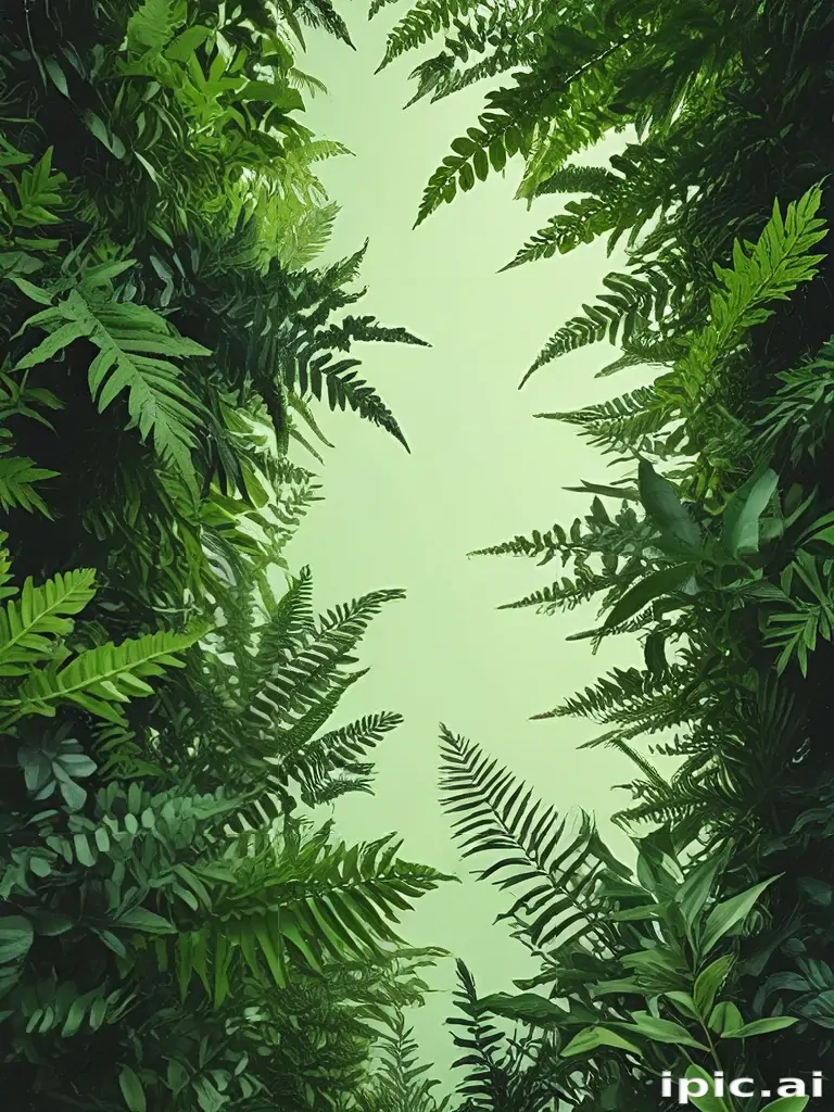 greenery background aesthetic