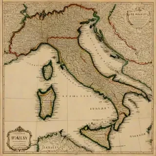 map of italy
