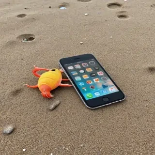 iphone beach