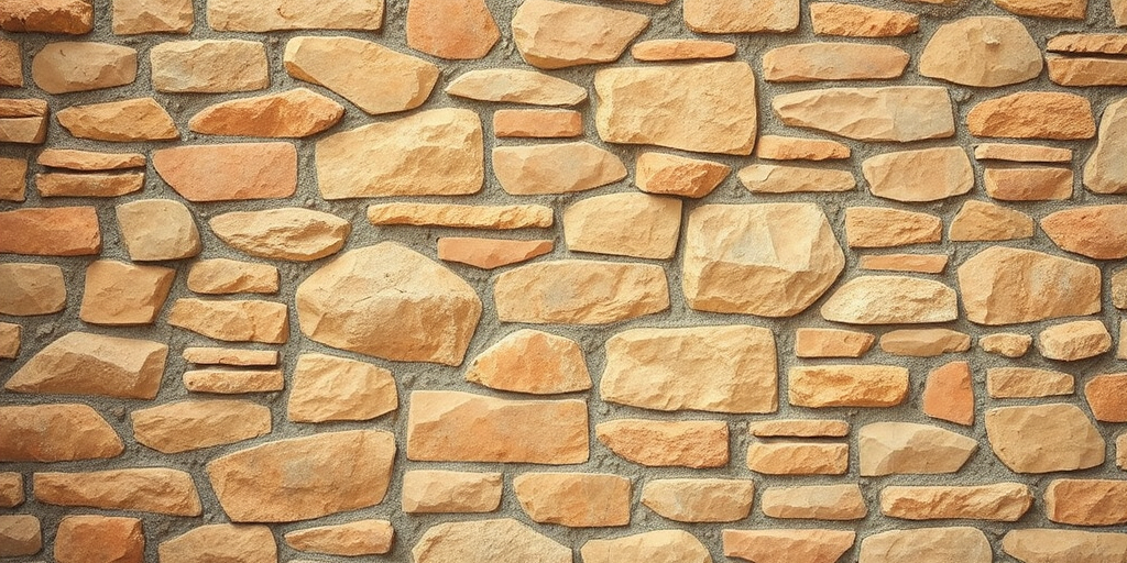 regenerate a textured stone wall with warm earthy tones and a watercolor effect, 50mm lens, f/8 aperture, ISO 100, 1/125s shutter speed, top-down view, full-frame DSLR camera, soft natural lighting for enhanced details