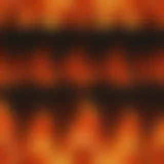 background on fire