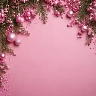pink christmas background