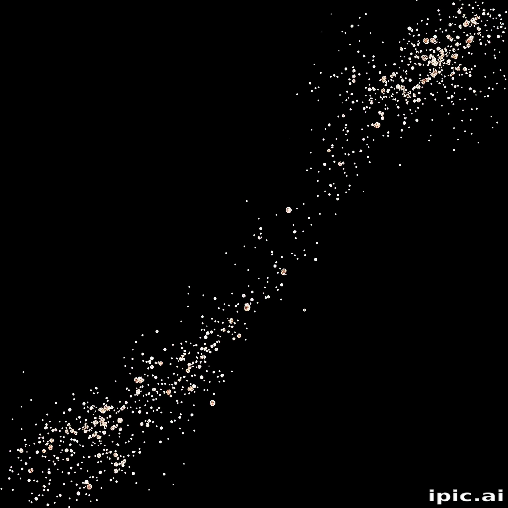 black with glitter