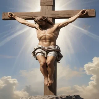 jesus on the cross clipart