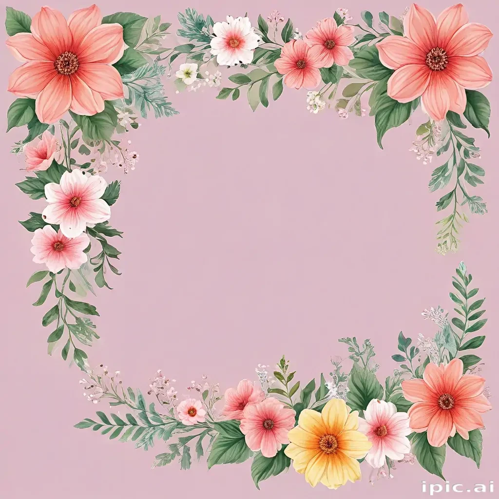 clipart borders flowers