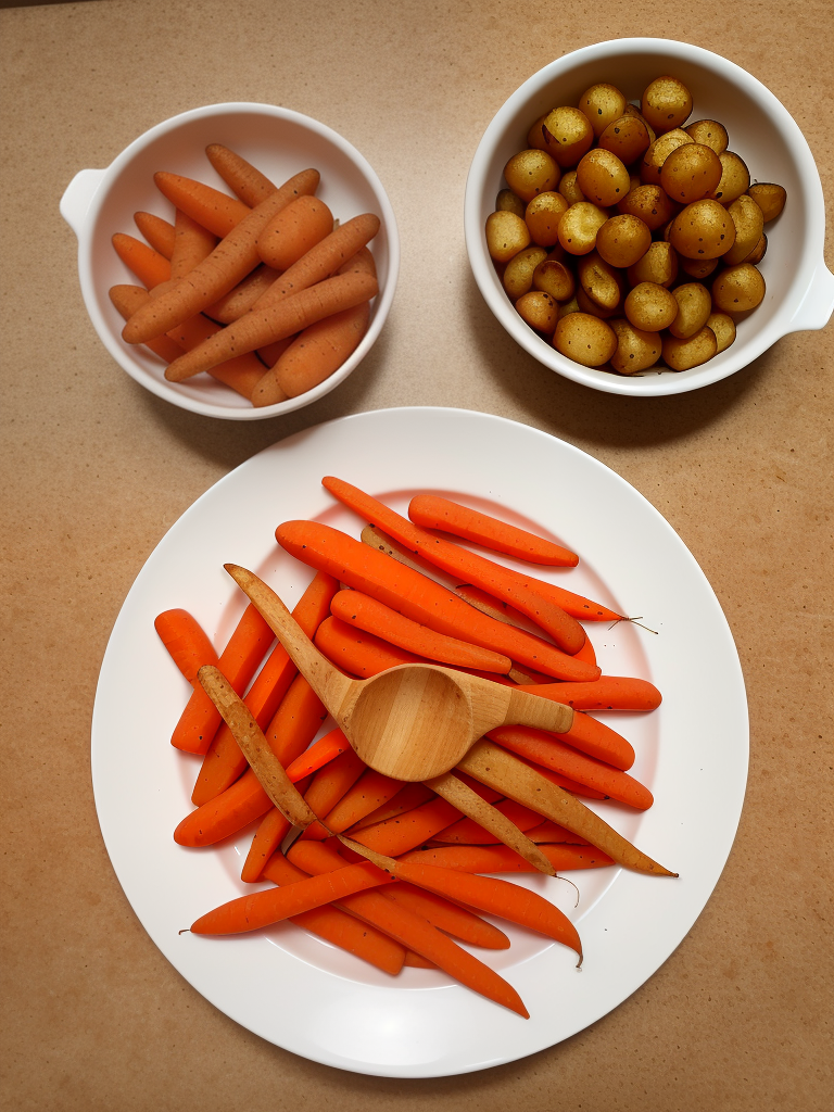 air fry potatoes and carrots