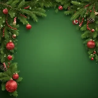 green christmas bg