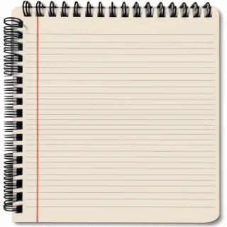 notebook paper png