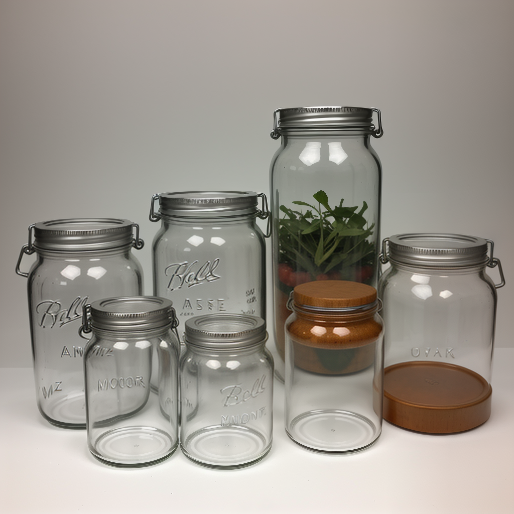 8oz glass jars with lids