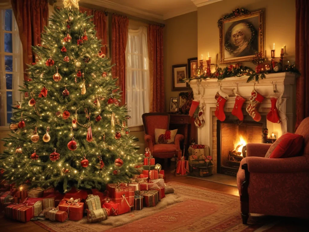 old fashioned christmas pictures
