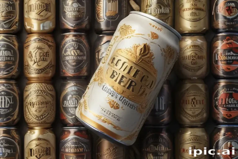 beer can mockup