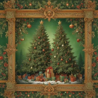 green christmas bg