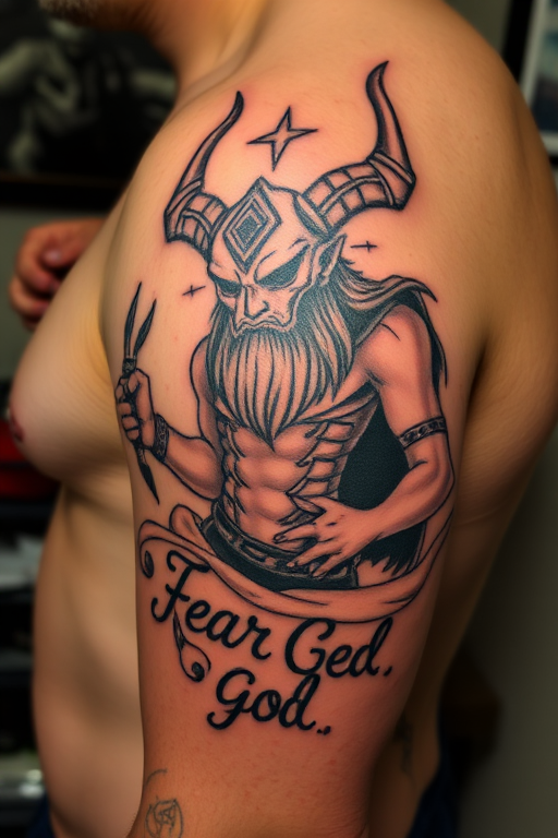 fear god tattoo
