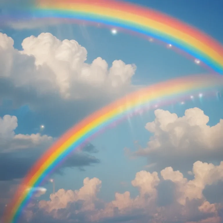 cute rainbow background