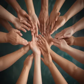 hands reaching out png