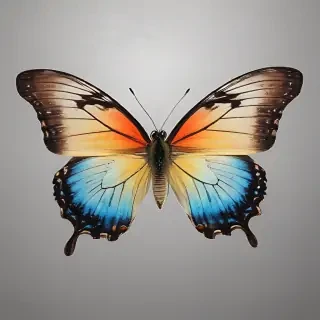 butterfly no background