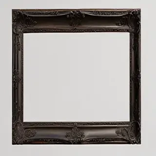 black picture frame png