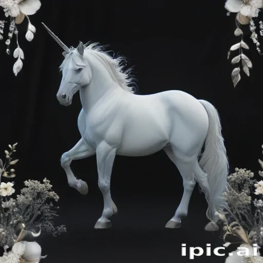 unicorn outline