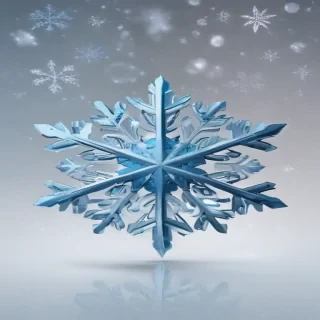 snowflake clipart free