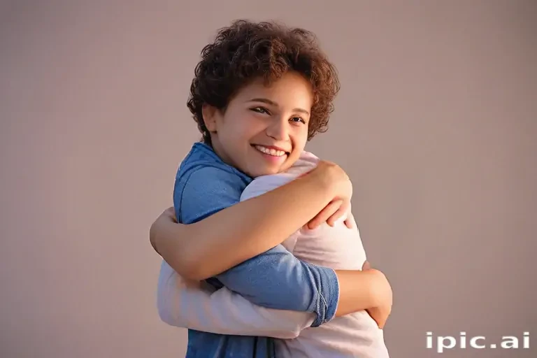 hugging png