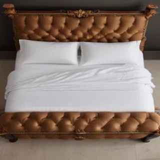 bed top view