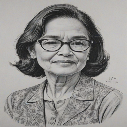 Superb Dolores Huerta, pencil sketch, portrait of Captivating woman 1955s in glasses, hair style beatnik, outline, clear lines, fine lines, 8k