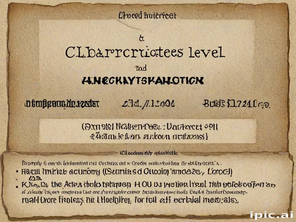characteristics/energy level
