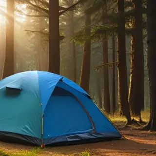 camping background pic