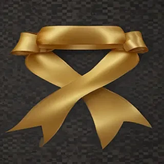 gold ribbon png