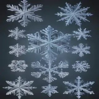 transparent snowflakes png