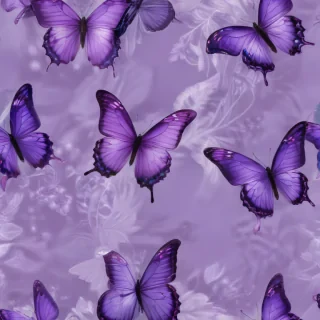 purple butterflies wallpaper