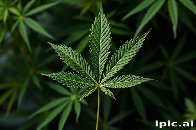 marijuana leaf transparent background