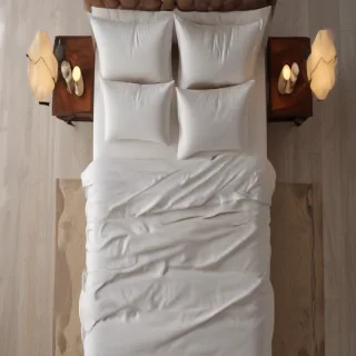 bed top view