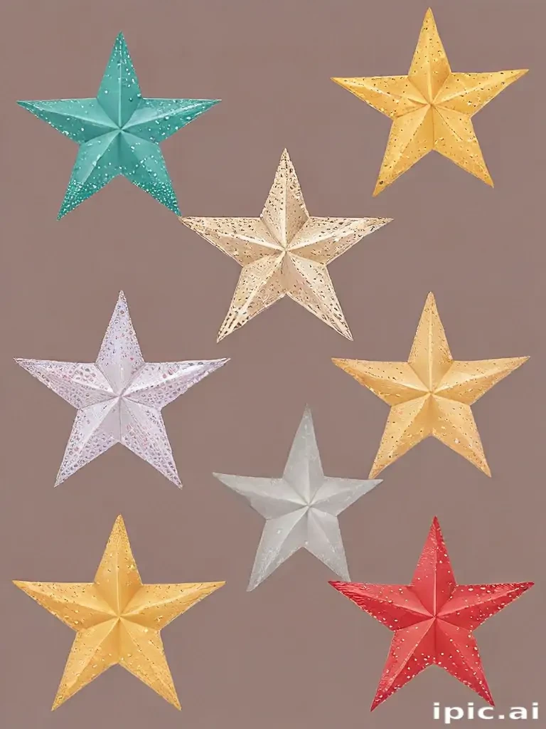 christmas stars clipart