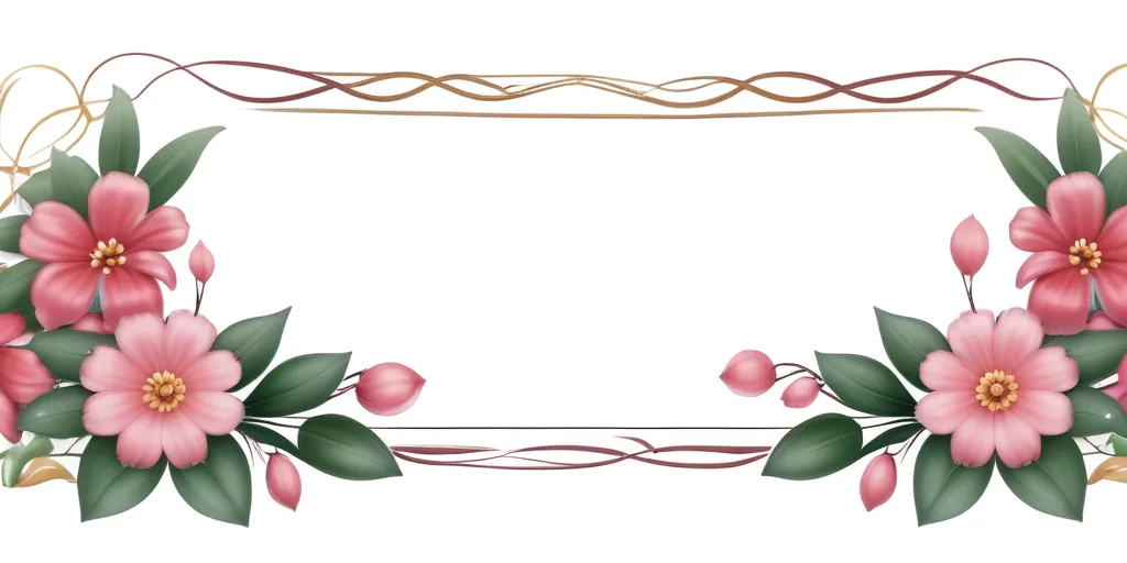 png flower border