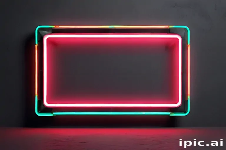 neon frame