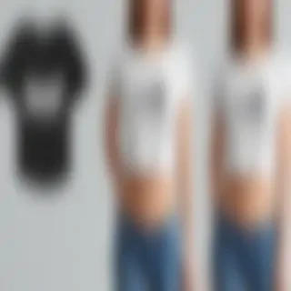crop top shirt mockup