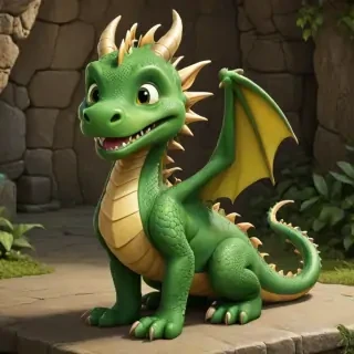 cartoon of a dragon