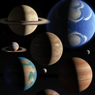 aesthetic planets