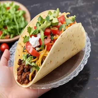 transparent taco