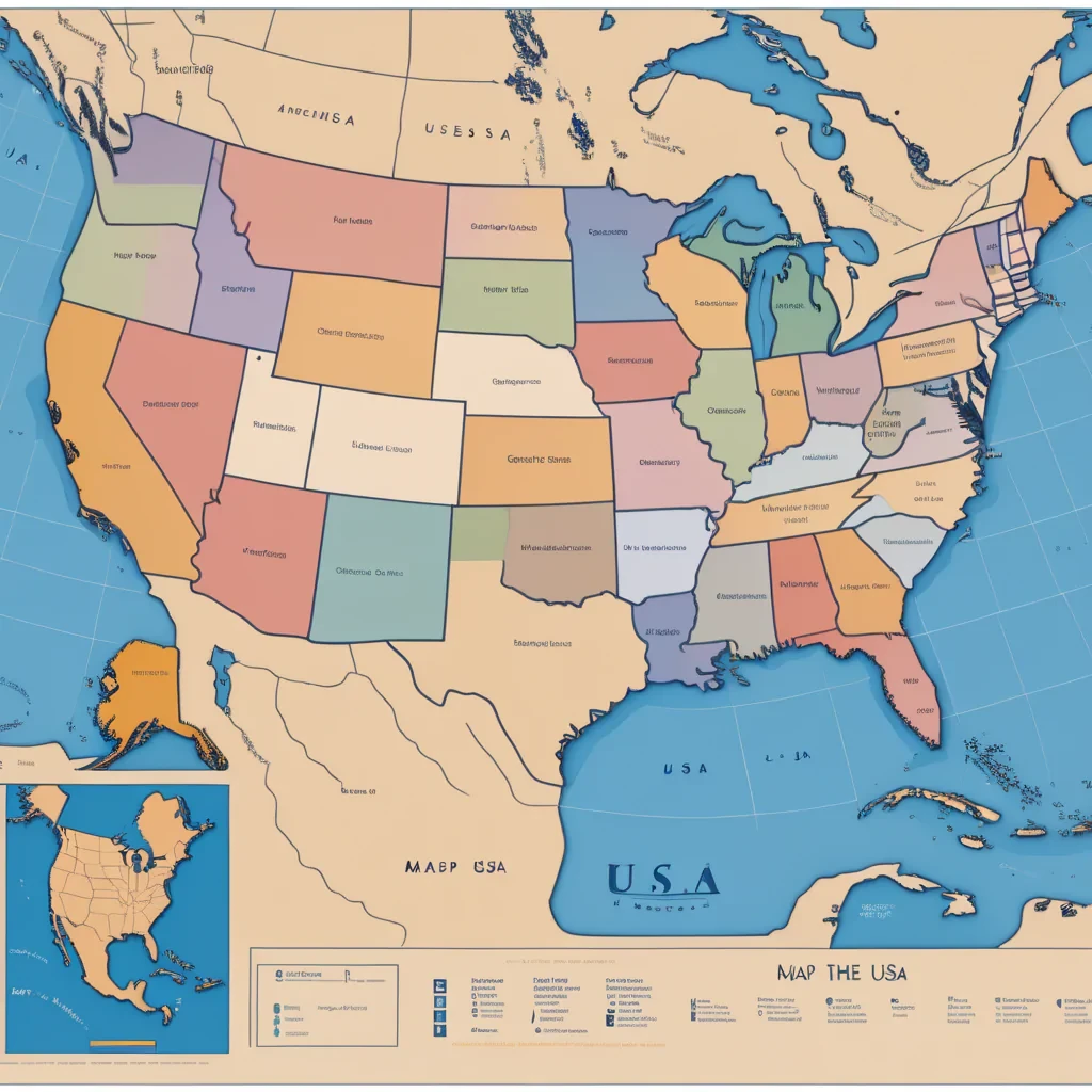 map of the usa