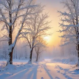 winter zoom background