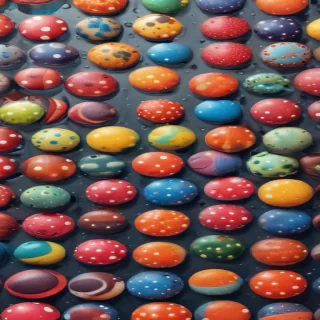 polka dots transparent