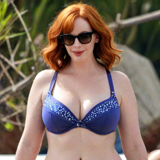 christina hendricks bikini