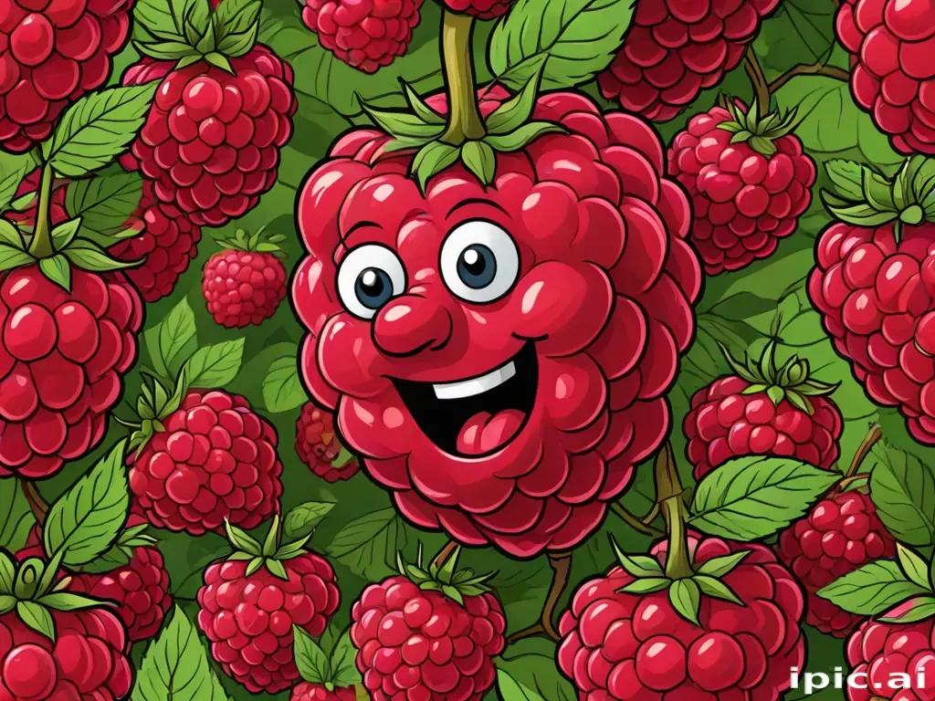 raspberry cartoon