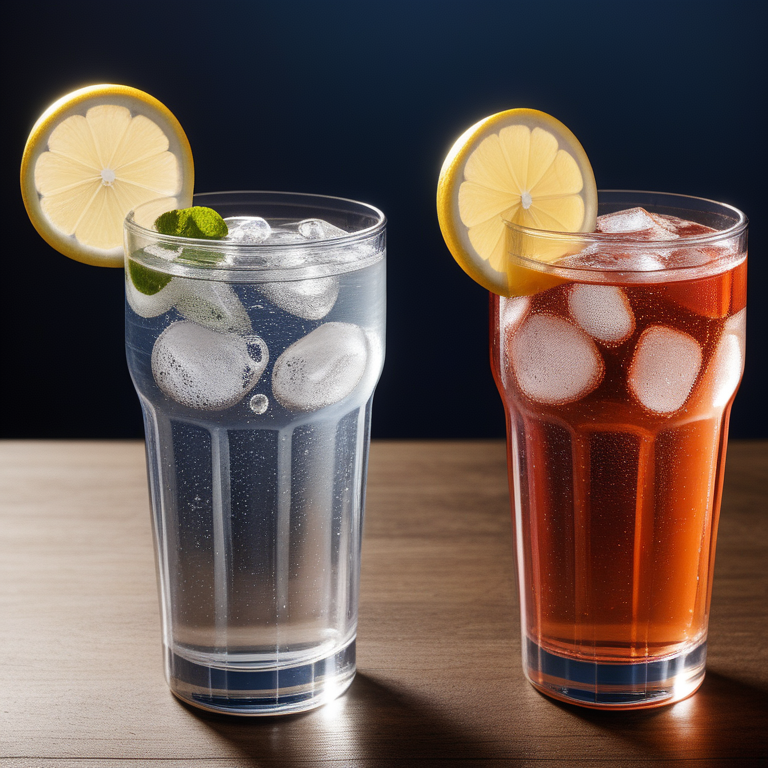 difference between soda water and fizzy water
