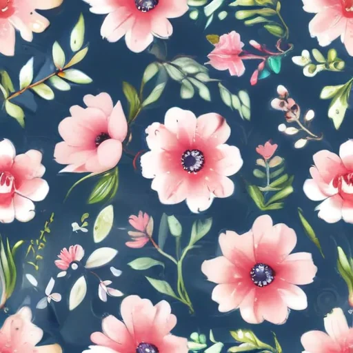 watercolor flower background